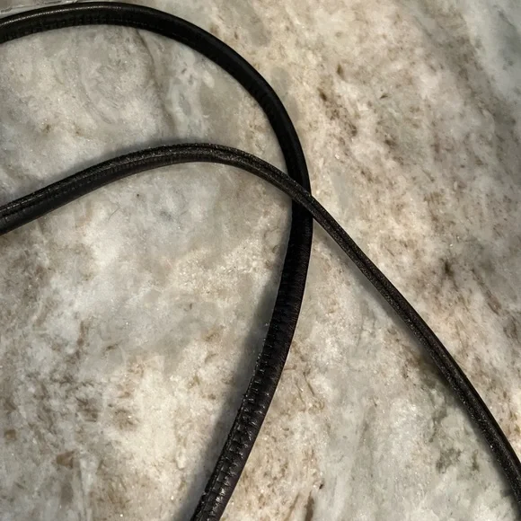 SOLD Coach Scooter Crossbody Bag Black Leather 9893 Used Condition - Picture 7 of 14